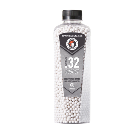 Lancer Tactical Streamline Competition BBs (Bottle) - 0.32g 5050 Rounds - White