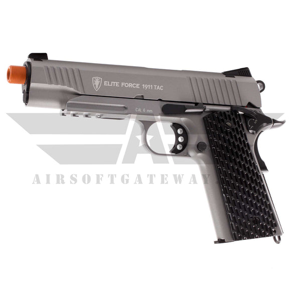 Elite Force 1911 TAC CO2 Airsoft Pistol – Gray - airsoftgateway.com