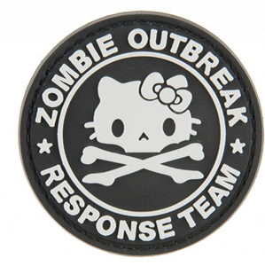 G-Force Zombie Outbreak Response Team Kitty PVC Morale Velcro Patch