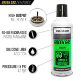 Valken Airsoft Green Gas 8oz Can