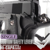 Nineball Hi-CAPA 5.1 / 4.3 CUSTOM Safety Single Lever - Silver - airsoftgateway.com