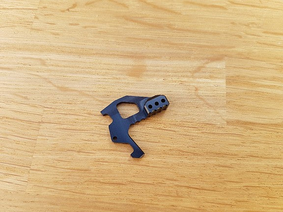 Retro Arms CNC Extended Charging Handle for Airsoft M4 - Type B - Black - airsoftgateway.com