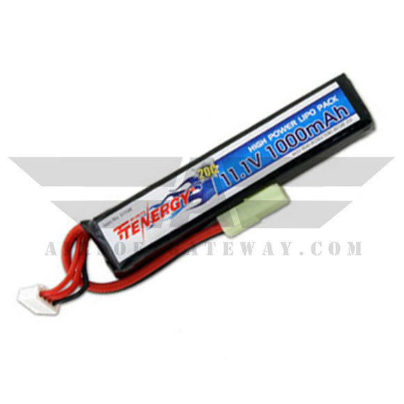 Tenergy 11.1v 1000mAH Lipo Stick Batteries -Ai3 - airsoftgateway.com