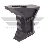 AirStrike AEG Type S Keymod Angled Fore Grip - Black - airsoftgateway.com