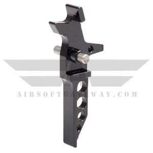Airsoft M4 AEG CNC Type 1/B Trigger - Black - airsoftgateway.com