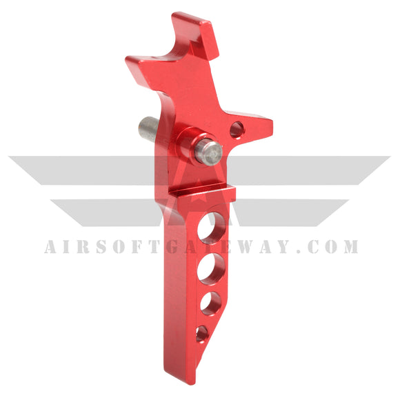 Airsoft M4 AEG CNC Type 1/B Trigger - Red - airsoftgateway.com