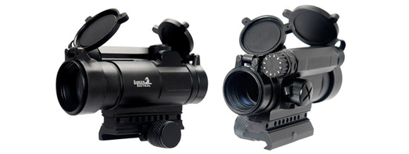 Lancer Tactical CA-419B Red & Green Dot Scope - Black - airsoftgateway.com