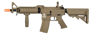 Lancer Tactical LT-02CT-G2 MK18 Nylon Polymer MOD 0 AEG Airsoft Rifle - Tan - airsoftgateway.com
