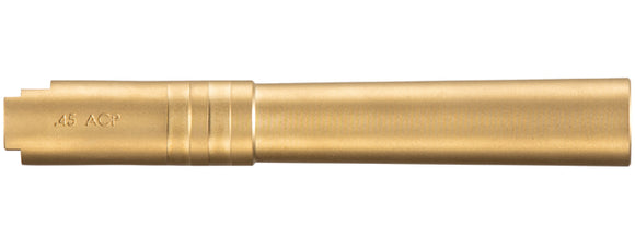 Lancer Tactical Hi-Capa 5.1 Stainless Steel Outer Barrel (.45 ACP Marking) (Threaded) - Gold (GG08-05)