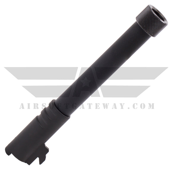 Nineball M1911A1 Metal Outer Barrel with Threads BLACK - airsoftgateway.com