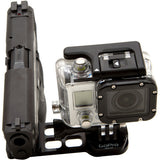 Lancer Tactical Off-Set GoPro Camera Mounting Bracket (Picatinny) - Black