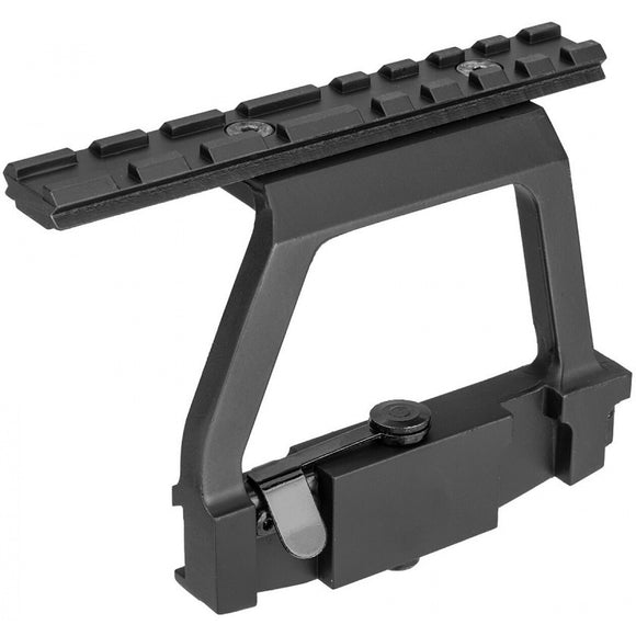 Sentinel Gears AK Quick-Detach Side Mounting Optics Rail - Black