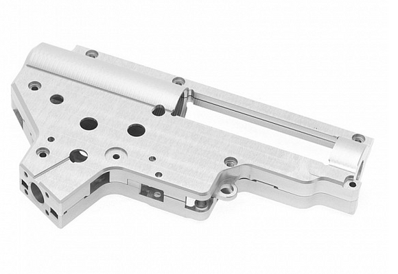 Retro Arms CNC Gearbox V2 - 8mm – QSC - Silver - airsoftgateway.com