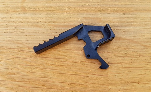 Retro Arms CNC Extended Charging Handle AR15 - Type A - Black - airsoftgateway.com