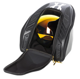 HK Army EXO Paintball Mask Goggle Case - Black Carbon Fiber / Gold - airsoftgateway.com