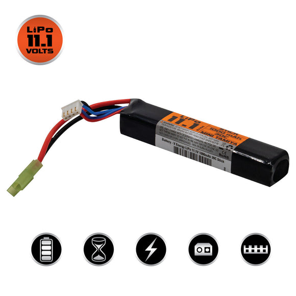 Valken Energy LiPo 11.1v 1000mAh 30C Airsoft Rechargeable Battery (Stick Style) (Mini Tamiya) (GG05-03)