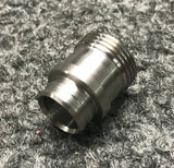 SCS Pistol Outer Barrel Adapter - KJW M9 Broach to Negative 14mm - Silver - airsoftgateway.com