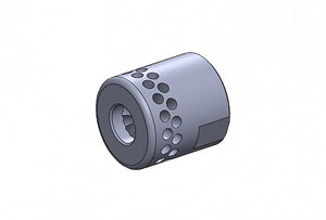 Retro Arms CNC Muzzle brake - Type I - CCW (Counter Clock Wise) - Black - airsoftgateway.com